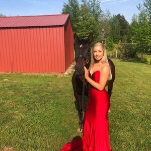 Jovani Red Prom Dress
